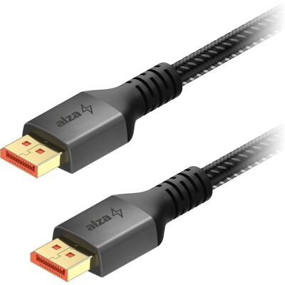 AlzaPower AluCore DisplayPort 2.1 16K 2 m čierny AlzaPower AluCore DisplayPort 2.1 16K 2 m čierny