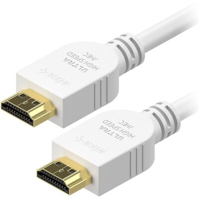 AlzaPower Core Premium HDMI 2.1 High Speed 8K 3 m biely AlzaPower Core Premium HDMI 2.1 High Speed 8K 3 m biely
