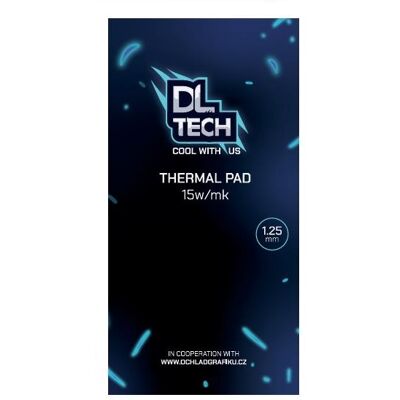 DLTech Thermal Pad 90 × 50 × 1,25 mm 15 W/mK DLTech Thermal Pad 90 × 50 × 1,25 mm 15 W/mK