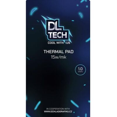 DLTech Thermal Pad 90 × 50 × 1,0 mm 15 W/mK DLTech Thermal Pad 90 × 50 × 1,0 mm 15 W/mK
