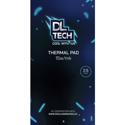 DLTech Thermal Pad 90 × 50 × 2,5 mm 15 W/mK DLTech Thermal Pad 90 × 50 × 2,5 mm 15 W/mK
