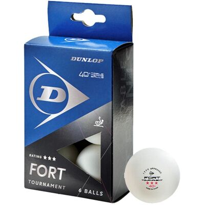 Dunlop Fort Tournament 40+*** (6 ks) biely Dunlop Fort Tournament 40+*** (6 ks) biely