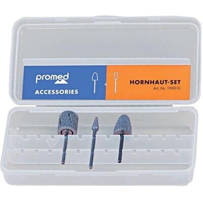 PROMED Súprava fréz na zrohovatenú kožu 198010 PROMED Súprava fréz na zrohovatenú kožu 198010