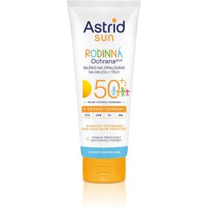 ASTRID SUN Rodinné mlieko na opaľovanie SPF 50+ 250 ml ASTRID SUN Rodinné mlieko na opaľovanie SPF 50+ 250 ml