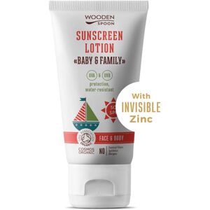 Wooden Spoon WoodenSpoon Opaľovacie telové mlieko v tube Baby & Family SPF 50, 150 ml Wooden Spoon WoodenSpoon Opaľovacie telové mlieko v tube Baby & Family SPF 50, 150 ml
