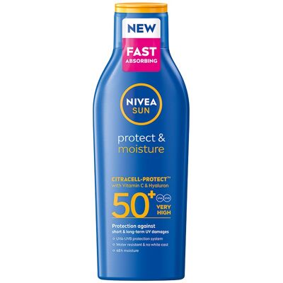 NIVEA SUN Protect & Moisture Lotion SPF 50+ 200 ml NIVEA SUN Protect & Moisture Lotion SPF 50+ 200 ml
