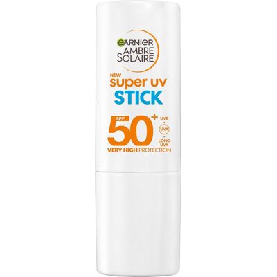 Garnier Ambre Solaire Super UV tyčinka SPF 50+, 9 ml Garnier Ambre Solaire Super UV tyčinka SPF 50+, 9 ml