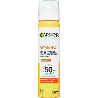 GARNIER Vitamín C* Rozjasňujúca pleťová hmla s SPF 50+ 75 ml GARNIER Vitamín C* Rozjasňujúca pleťová hmla s SPF 50+ 75 ml