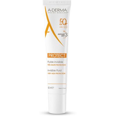 A-DERMA PROTECT TRANSPARENTNÝ FLUID VEĽMI VYSOKÁ OCHRANA SPF 50+ 40 ml A-DERMA PROTECT TRANSPARENTNÝ FLUID VEĽMI VYSOKÁ OCHRANA SPF 50+ 40 ml
