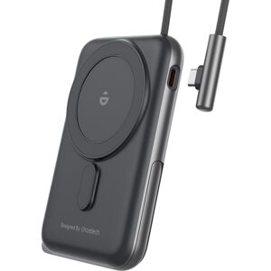 ChoeTech PD20W Magnetic 10 000 mAh Power Bank With Cable black ChoeTech PD20W Magnetic 10 000 mAh Power Bank With Cable black