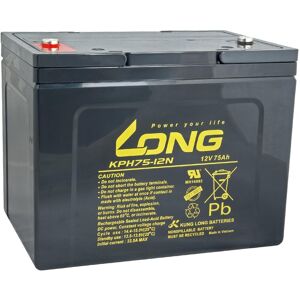 LONG batéria 12 V 75 Ah M6 HighRate LongLife 12 rokov (KPH75-12N) LONG batéria 12 V 75 Ah M6 HighRate LongLife 12 rokov (KPH75-12N)