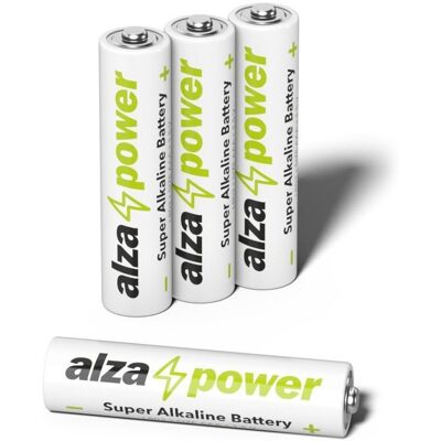 AlzaPower Super Alkaline LR03 (AAA) 4 ks AlzaPower Super Alkaline LR03 (AAA) 4 ks