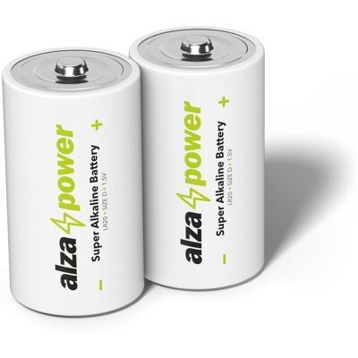 AlzaPower Super Alkaline LR20 (D) 2 ks AlzaPower Super Alkaline LR20 (D) 2 ks