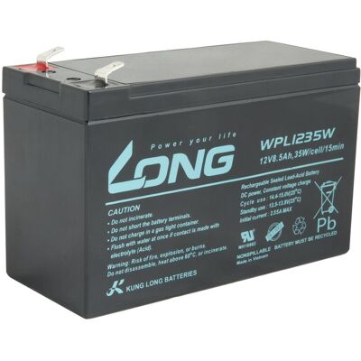 Long batéria 12 V 8,5 Ah F2 HighRate LongLife 9 rokov (WPL1235W) Long batéria 12 V 8,5 Ah F2 HighRate LongLife 9 rokov (WPL1235W)