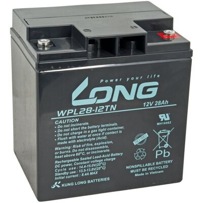 Long batéria 12 V 28 Ah M5 LongLife 12 rokov (WPL28-12TN) Long batéria 12 V 28 Ah M5 LongLife 12 rokov (WPL28-12TN)
