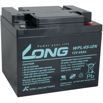 LONG batéria 12 V 45 Ah M6 LongLife 12 rokov (WPL45-12N) LONG batéria 12 V 45 Ah M6 LongLife 12 rokov (WPL45-12N)