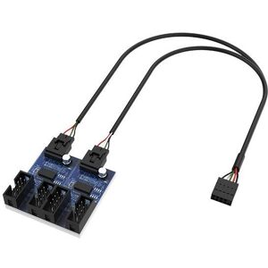 AKASA Internal 1-to-4 2.0 Splitter Hub Cable AKASA Internal 1-to-4 2.0 Splitter Hub Cable