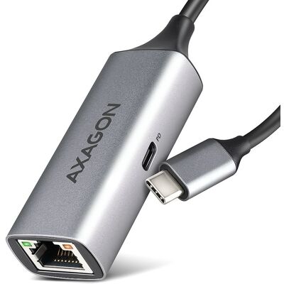AXAGON ADE-TXPD, Gigabit Ethernet LAN network adaptér, USB-C 5 Gbps, PD 100 W AXAGON ADE-TXPD, Gigabit Ethernet LAN network adaptér, USB-C 5 Gbps, PD 100 W