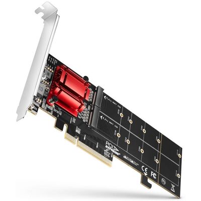 AXAGON PCEM2-ND, 2× internal M.2 NVMe slot, PCIe controller, RAID AXAGON PCEM2-ND, 2× internal M.2 NVMe slot, PCIe controller, RAID