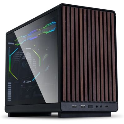 Lian-Li A3-mATX Black (Wooden Front + Glass) Lian-Li A3-mATX Black (Wooden Front + Glass)