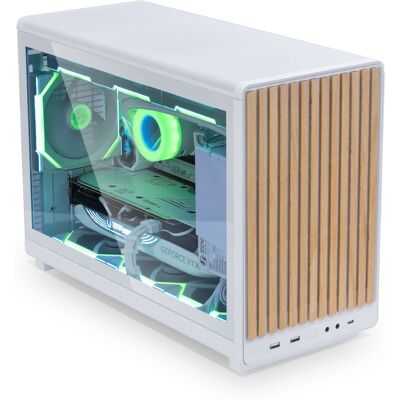 Lian-Li A3-mATX White (Wooden Front + Glass) Lian-Li A3-mATX White (Wooden Front + Glass)
