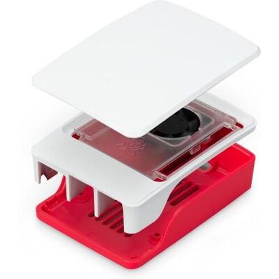 Raspberry Pi 5 case Originál Malina/Biela Raspberry Pi 5 case Originál Malina/Biela
