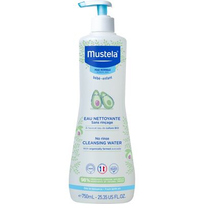 MUSTELA Jemná čistiaca voda s organicky pestovaným avokádom 750 ml MUSTELA Jemná čistiaca voda s organicky pestovaným avokádom 750 ml
