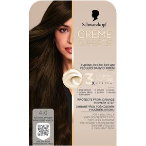Schwarzkopf Creme Supreme 4-0 Prirodzená hnedá 60 ml Schwarzkopf Creme Supreme 4-0 Prirodzená hnedá 60 ml