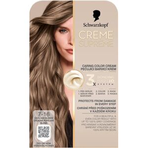 Schwarzkopf Creme Supreme 7-16 Chladná popolavá blond 60 ml Schwarzkopf Creme Supreme 7-16 Chladná popolavá blond 60 ml