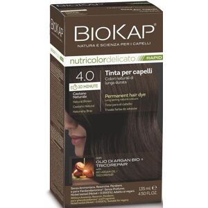 BIOKAP Delicato Rapid Farba na vlasy – 4.00 Prírodná hnedá tmavá 135 ml BIOKAP Delicato Rapid Farba na vlasy – 4.00 Prírodná hnedá tmavá 135 ml