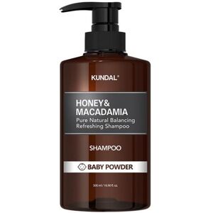 KUNDAL Honey & Macadamia Nature Shampoo Baby Powder 500 ml KUNDAL Honey & Macadamia Nature Shampoo Baby Powder 500 ml