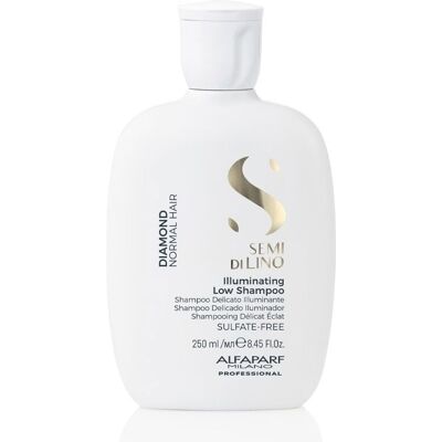 ALFAPARF MILANO Semi Di Lino Diamond Illuminating Low Shampoo rozjasňujúci šampón pre normálne vlasy ALFAPARF MILANO Semi Di Lino Diamond Illuminating Low Shampoo rozjasňujúci šampón pre normálne vlasy