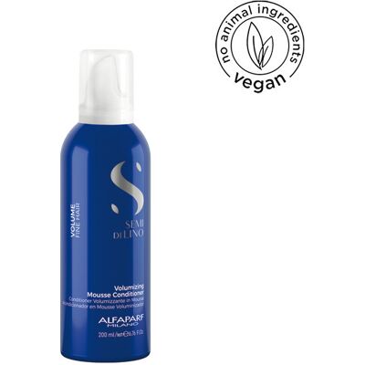 ALFAPARF MILANO Semi Di Lino Volume Volumizing Mousse Conditioner penový kondicionér na objem a spev ALFAPARF MILANO Semi Di Lino Volume Volumizing Mousse Conditioner penový kondicionér na objem a spev