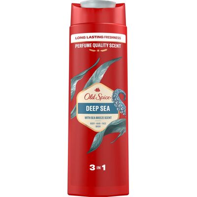 OLD SPICE Deep Sea Sprchový gél a šampón 3 v 1 400 ml OLD SPICE Deep Sea Sprchový gél a šampón 3 v 1 400 ml