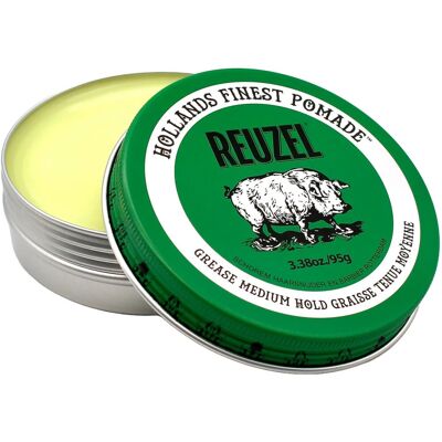 REUZEL Green Grease Medium Hold 95 g REUZEL Green Grease Medium Hold 95 g