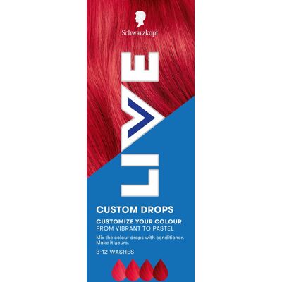 Schwarzkopf LIVE Drops Ohnivá červená 30 ml Schwarzkopf LIVE Drops Ohnivá červená 30 ml