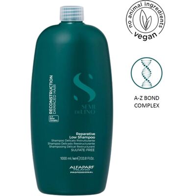 ALFAPARF MILANO Semi Di Lino Reconstruction Reparative Low Shampoo 1000 ml ALFAPARF MILANO Semi Di Lino Reconstruction Reparative Low Shampoo 1000 ml