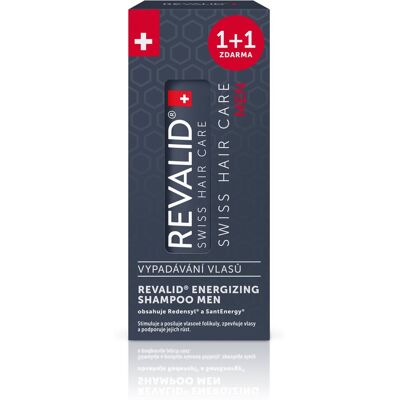 REVALID Men Energizing Shampoo 400 ml 1 + 1 zadarmo REVALID Men Energizing Shampoo 400 ml 1 + 1 zadarmo