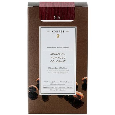 KORRES Argan Oil Advanced Colorant 5.6 Red Light Brown KORRES Argan Oil Advanced Colorant 5.6 Red Light Brown