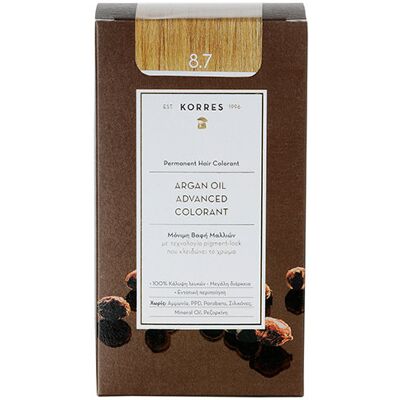 KORRES Argan Oil Advanced Colorant 8.7 Toffee KORRES Argan Oil Advanced Colorant 8.7 Toffee