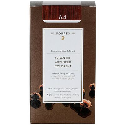 KORRES Argan Oil Advanced Colorant 6.4 Cooper Dark Blonde KORRES Argan Oil Advanced Colorant 6.4 Cooper Dark Blonde