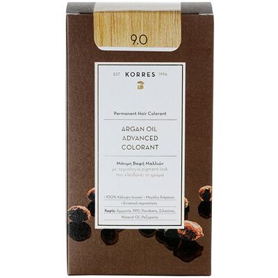 KORRES Argan Oil Advanced Colorant 9.0 Very Light Blonde KORRES Argan Oil Advanced Colorant 9.0 Very Light Blonde
