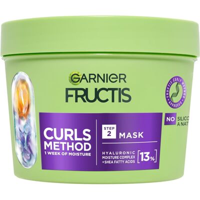 GARNIER Fructis Method for Curls hydratačná maska na suché vlnité a kučeravé vlasy, 370 ml GARNIER Fructis Method for Curls hydratačná maska na suché vlnité a kučeravé vlasy, 370 ml