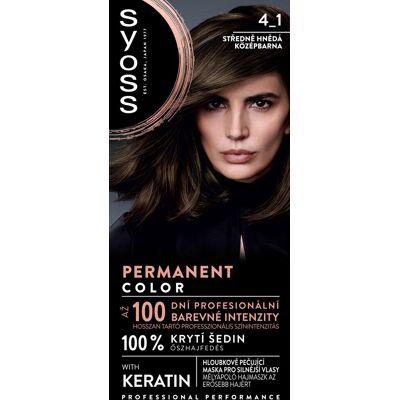 SYOSS Color 4-1 Stredne hnedá (50 ml) SYOSS Color 4-1 Stredne hnedá (50 ml)
