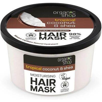 ORGANIC SHOP Hydratačná vlasová maska kokos a bambucké maslo 250 ml ORGANIC SHOP Hydratačná vlasová maska kokos a bambucké maslo 250 ml