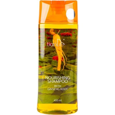 TIANDE Ginseng Vyživujúci šampón s koreňom ženšenu 450 ml TIANDE Ginseng Vyživujúci šampón s koreňom ženšenu 450 ml