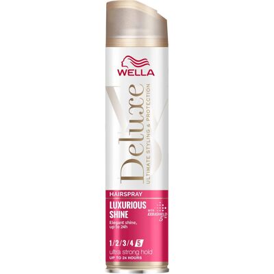 WELLA Deluxe Hair Spray Lux Shine Ultra Strong 250 ml WELLA Deluxe Hair Spray Lux Shine Ultra Strong 250 ml