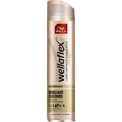 WELLA Wellaflex Hair Spray Brilliant Color Strong 250 ml WELLA Wellaflex Hair Spray Brilliant Color Strong 250 ml