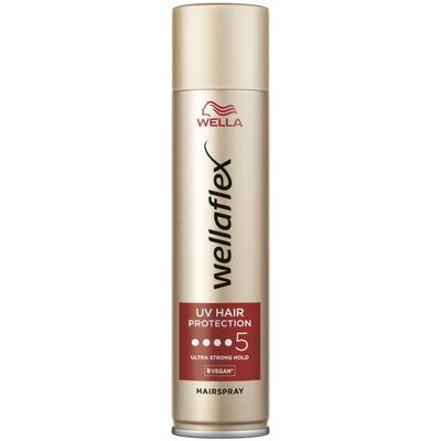 WELLA Wellaflex Hair Spray Heat Protect Ultra Strong 250 ml WELLA Wellaflex Hair Spray Heat Protect Ultra Strong 250 ml