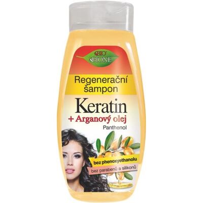 BIONE COSMETICS Bio Keratin + Arganový olej Regeneračný šampón 260 ml BIONE COSMETICS Bio Keratin + Arganový olej Regeneračný šampón 260 ml